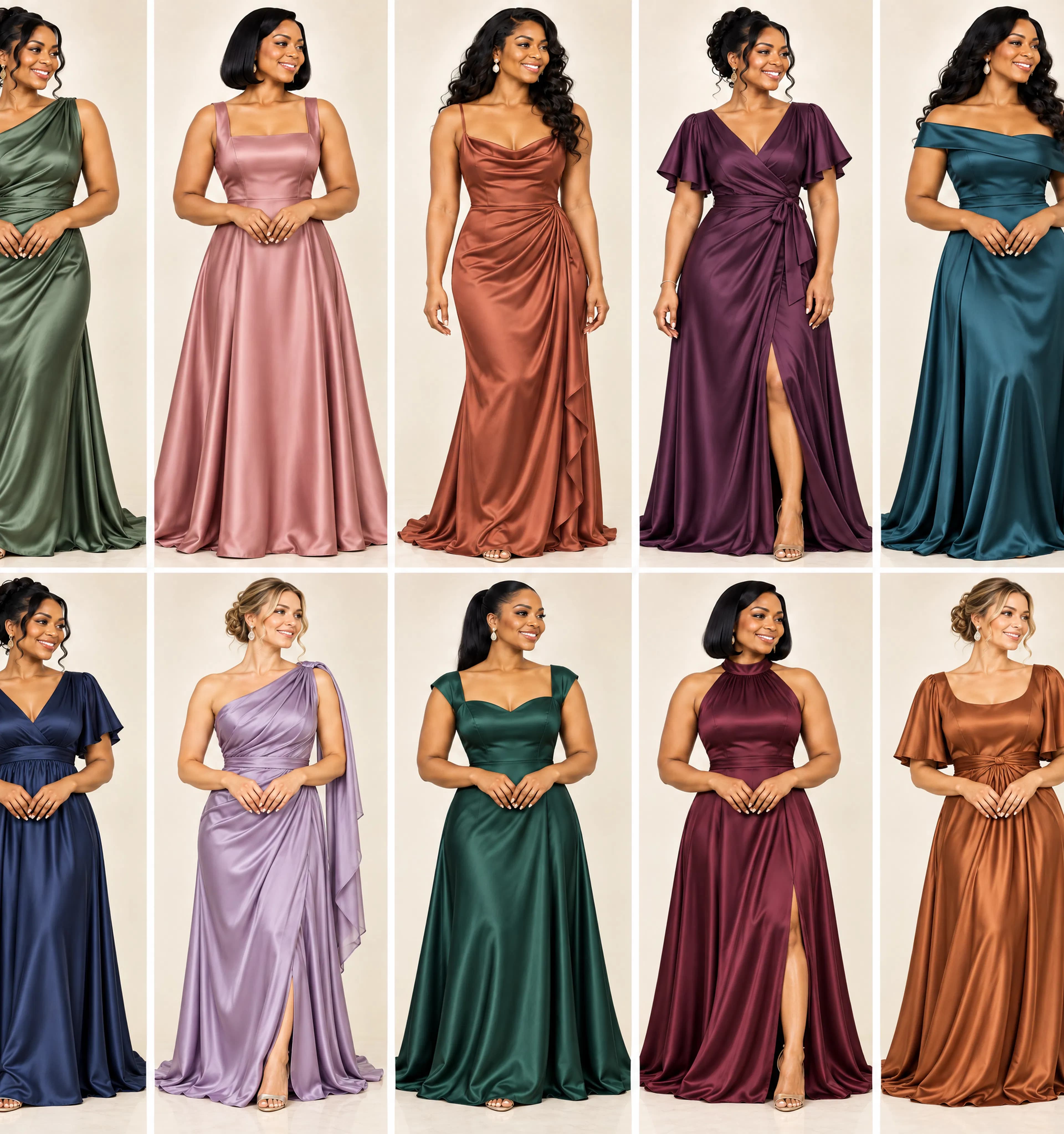 Beautiful bridesmaids dress styles