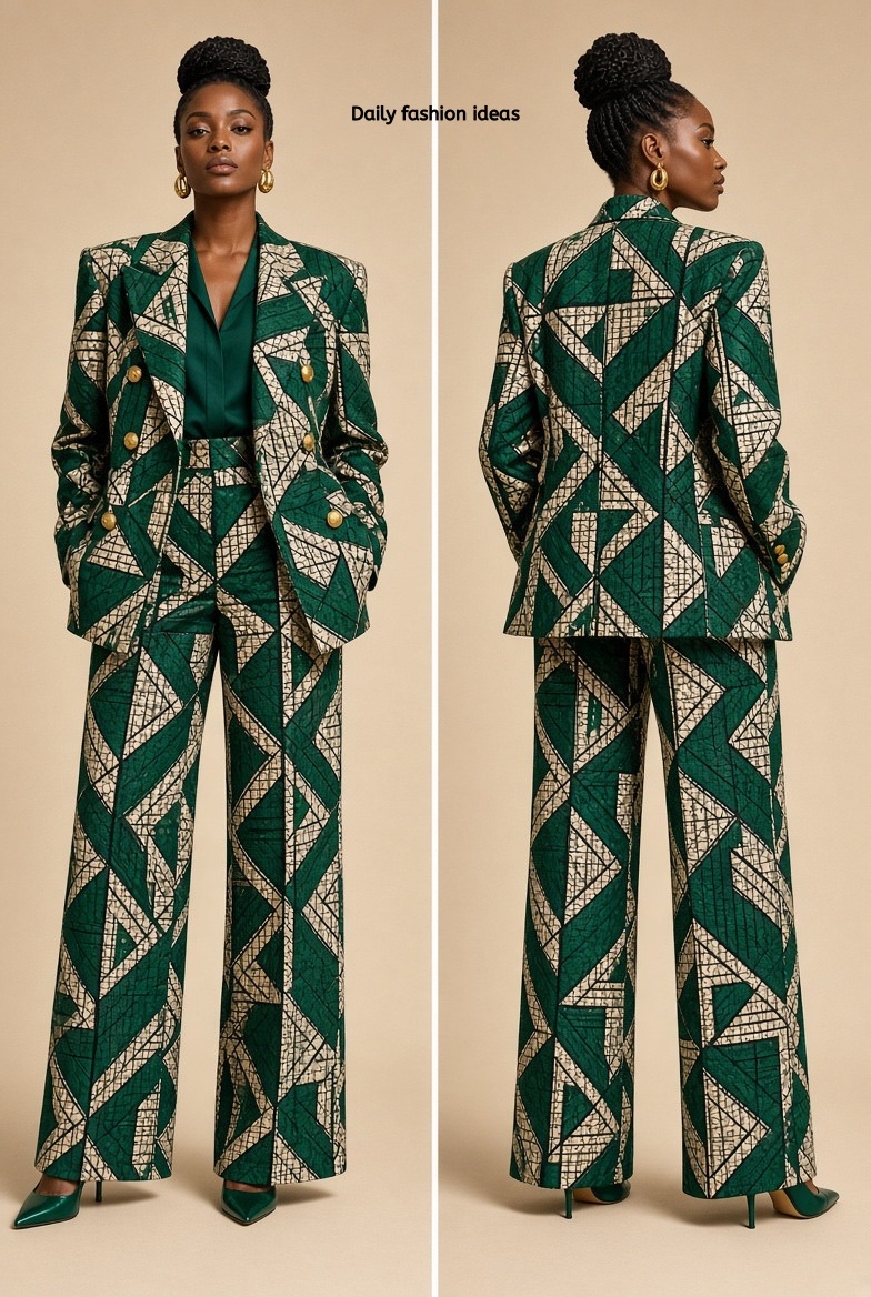Oversized double-breasted with wide lapels and volume