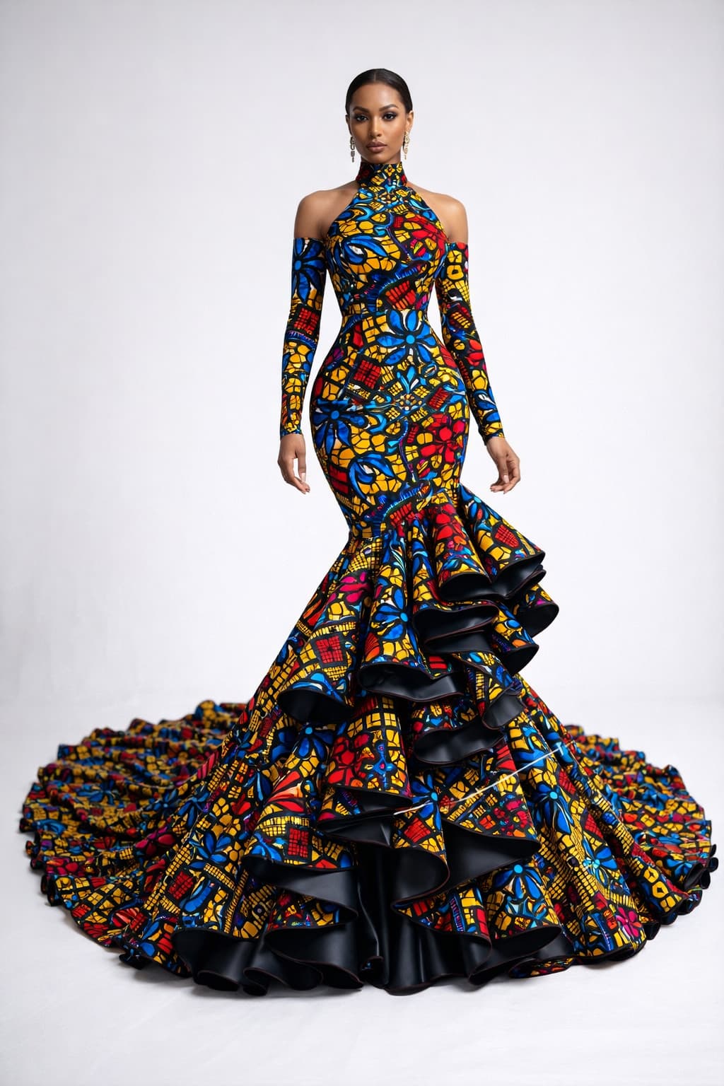 Latest Ankara gown styles for ladies featuring elegant, modern African print dresses.
