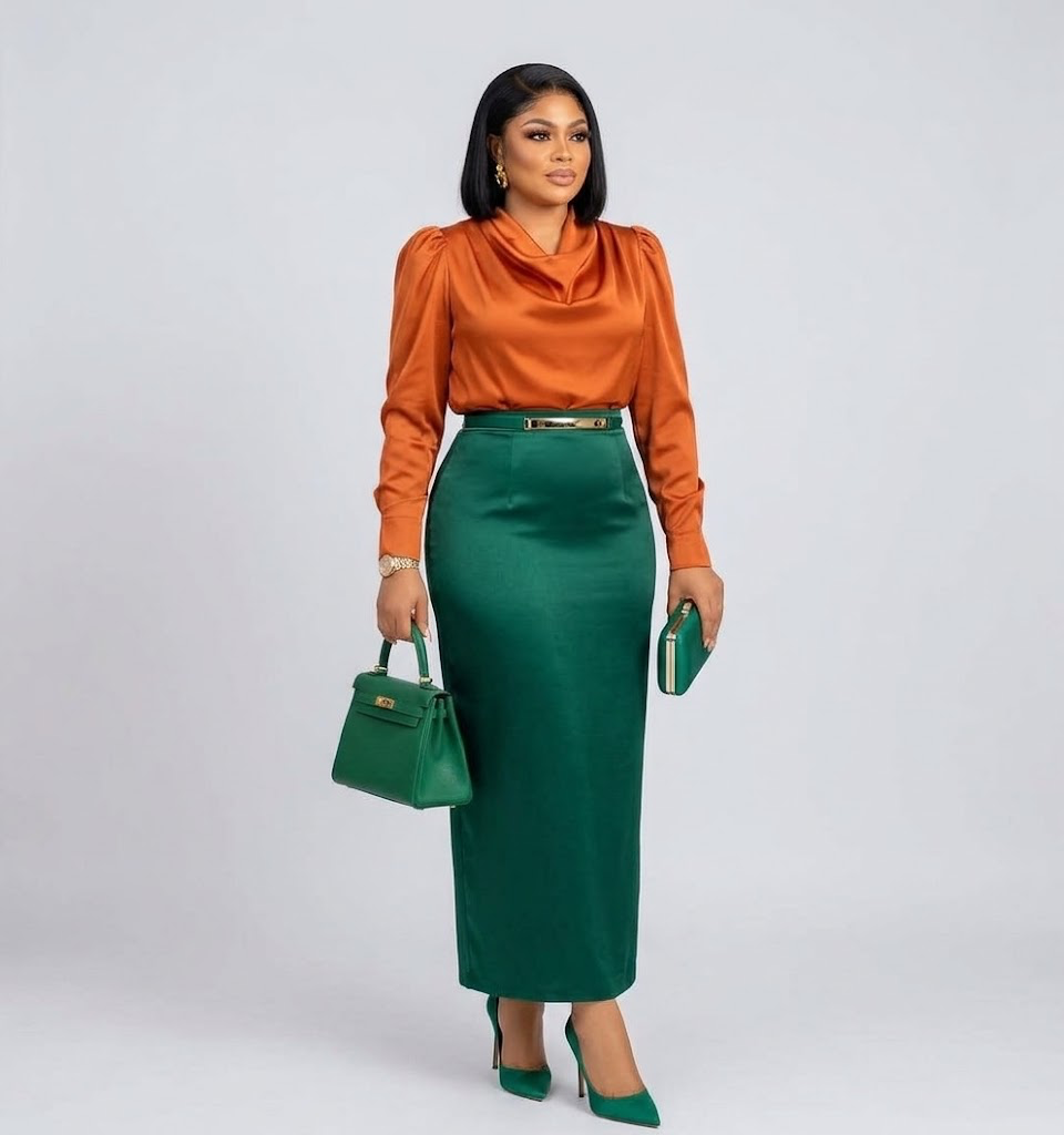 corporate skirt and blouse styles for ladies