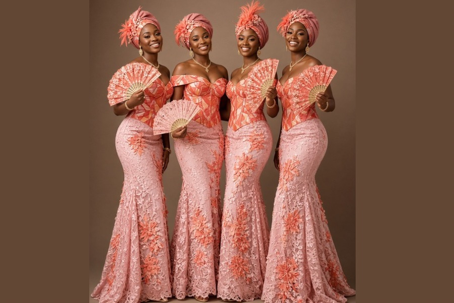 Modern Asoebi Color Trends: Stunning Lace Styles for Nigerian Wedding Parties